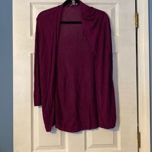 Croft & Barrow 3/4 sleeve womens cardigan; size large